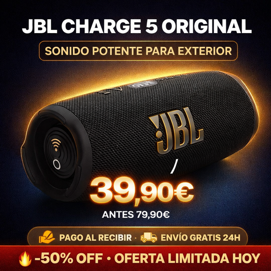 JBL Charge 5 – Altavoz Bluetooth Resistente al Agua IP67